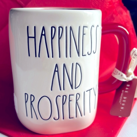 Rae Dunn Happiness and Prosperity Mug, Chinese New Year, double sided, 2023 New - Picture 9 of 12